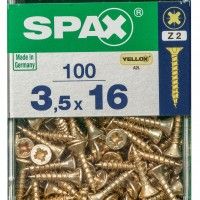 SPAX CP YELLOX 3,5x16mm M 