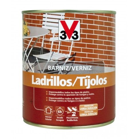 Verniz para Exterior Tijolos Mate 0,75L