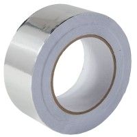 FITA ALUMINIO ADESIVA SILICONADO c/papel 50M