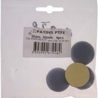 Patins Deslizantes Ptfe Adesivo  30mm 4 unidades