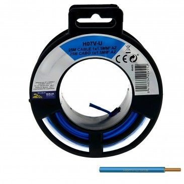 Cabo Ho7 V-U 1x1.5mm Azul 25m