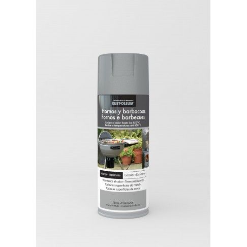 Spray Rust Barbecue Prata Mate 400ml