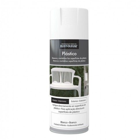 Spray Rust Plstico Branco 400ml