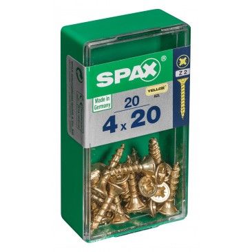 SPAX CP YELLOX 4x20mm S