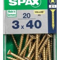 SPAX CP YELLOX 3x40mm S 