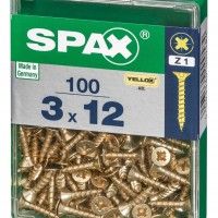 SPAX CP YELLOX 3x12 mm M