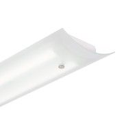 Armadura Led Vidro Fosco 2x14w 90cm