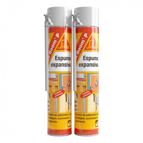 Pack 2 Espuma Poliuretano Sikaboom P 750ml