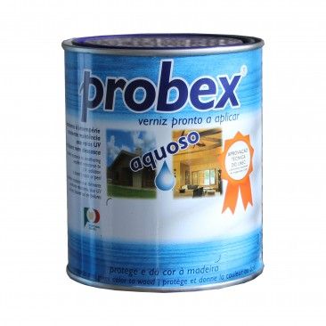 Verniz Probex Exterior Aqua Acetinado Cinza Escuro 0,75l