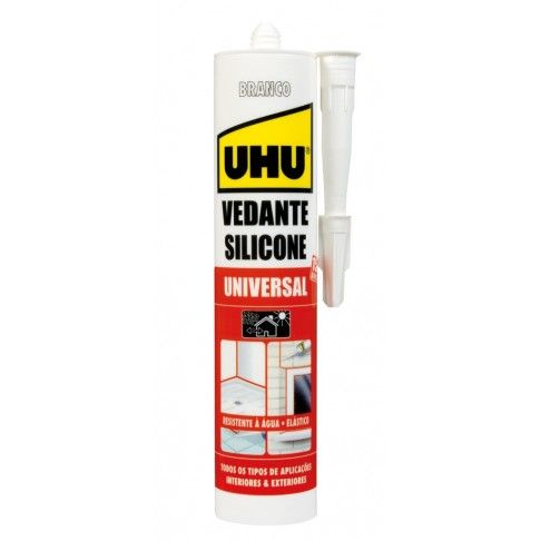 Silicone Acet. Universal UHU Branco 280ml