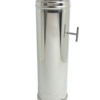 Tubo Metro com Registo Inox Diam.150mm