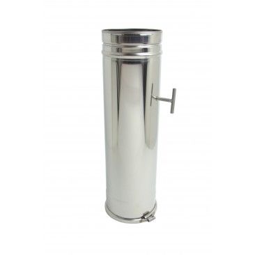 Tubo Metro com Registo Inox Diam.150mm