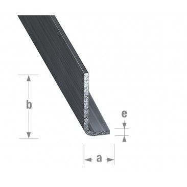 Perfil L Ao 25x15mm 1m