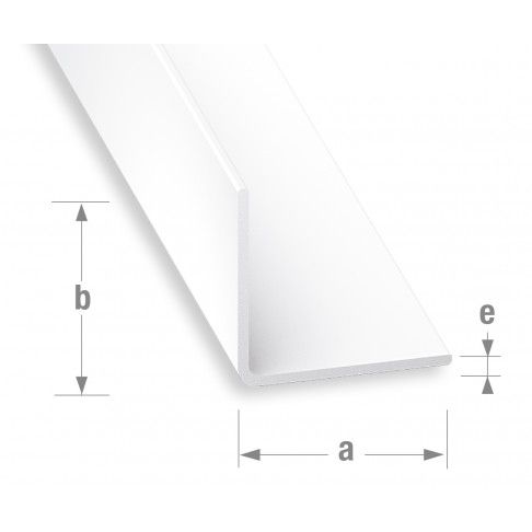 Cantoneira Pvc 20x20x1mm2m Lacado Branco