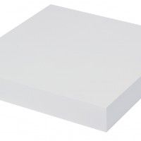 Prateleira Fixao Invisvel 23.5x23.5x3.8cm Branco Lacado