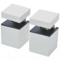 Clip Minicube Branco Mate 2 unidades