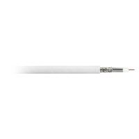 Cabo Coaxial Rg 6 ccs Branco Rolo 100m