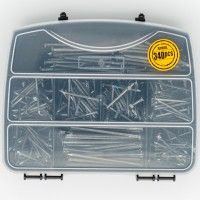 Caixa De Pregos Diversos 340pcs