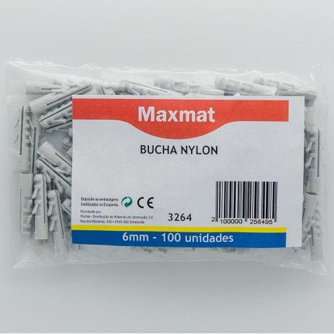 Bucha Maxmat Nylon 6mm Sc100