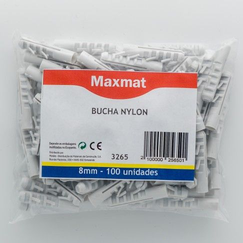 Bucha Maxmat Nylon 8mm Sc.100