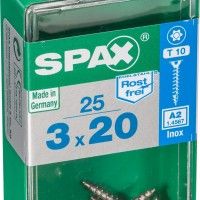 Parafuso P/Madeira Inox Tx 3x20 S 25un