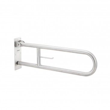 Barra Rebatvel 60cm C/Porta-Rolo Inox