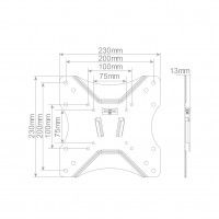 Suporte Tv 23"- 42" Fixo