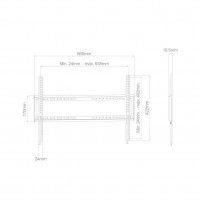 Suporte Tv 37"- 70" Fixo