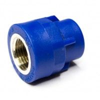 Casquilho F Ppr D20x1/2' Azul