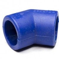 Curva 45 Ff Ppr D25x25 Azul