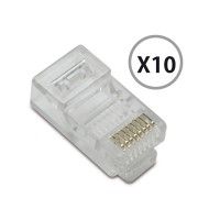 Fichas Modulares Rj45 Conjunto 10un