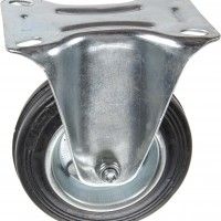 Roda Fixa Borracha 100mm