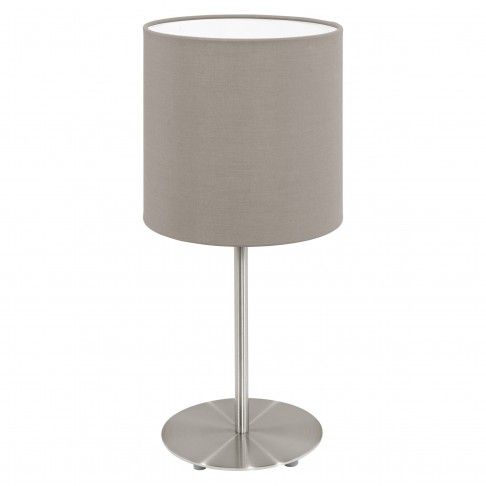 Candeeiro De Mesa Pasteri Nickel Taupe