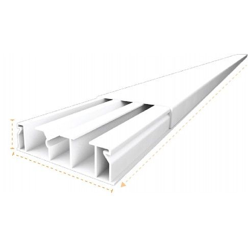 Calha 70x20mm Branco