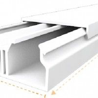 Calha 30x10mm Branco