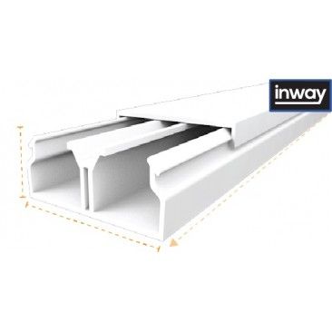 Calha 30x10mm Branco