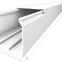 Calha 60x40mm Branco