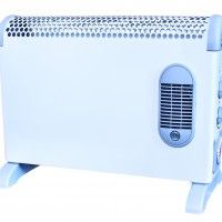 Convector com Ventilador 1800w Cinza