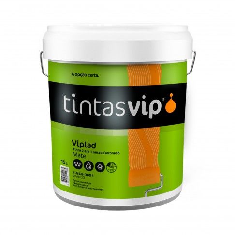 Tinta Viplad 2em1 Interior Mate Gesso Branco 15L