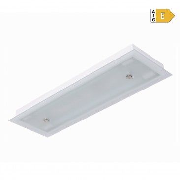 ARMADURA LED 2900 2T8X14W 90CM VIDRO