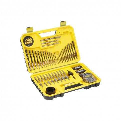 Conjunto Furar Aparfusar 100 Peas Dewalt