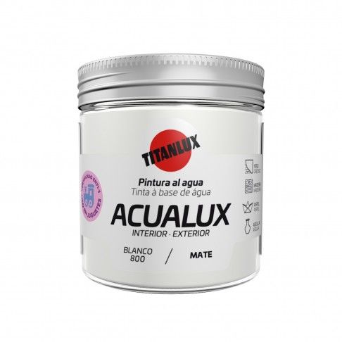 Tinta Acualux Mate Branco75ml