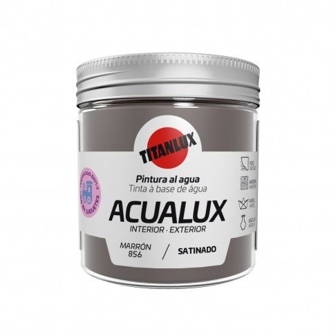 Tinta Acualux Acetinado Castanho 75ml