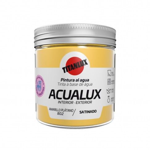 Tinta Acualux Acetinado Amar Prata 75ml