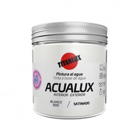 Tinta Acualux Acetinado Branco 75ml