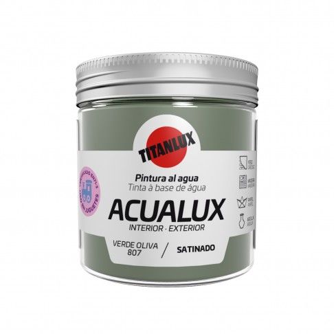 Tinta Acualux Acetinado Verde Oliva 75ml