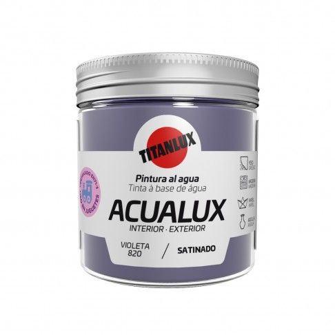 Tinta Acualux Acetinado Violeta 75ml