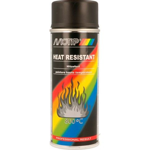 Spray Auto Alta temperatura 800C Preto 400ml