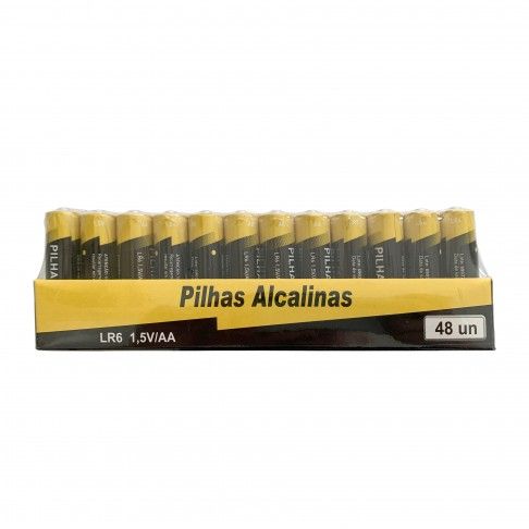 Pilha Alcalina Aa 48un