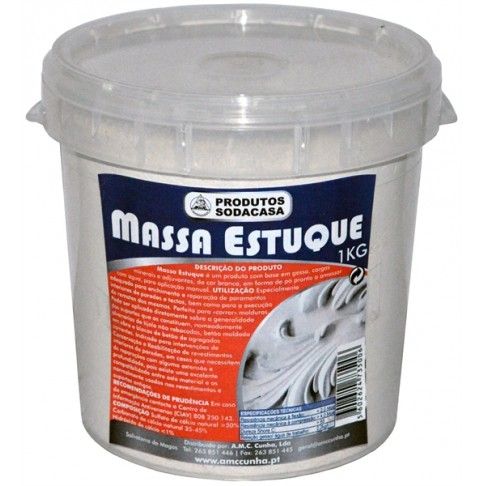 Massa Estuque P Balde 1kg